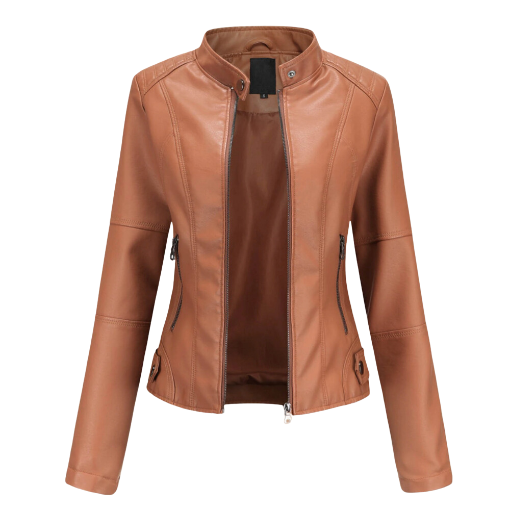 Violeta | Chaqueta de cuero elegante para mujeres