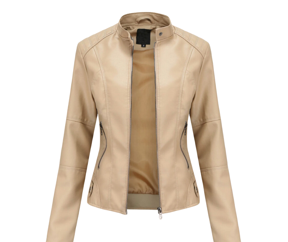 Violeta | Chaqueta de cuero elegante para mujeres