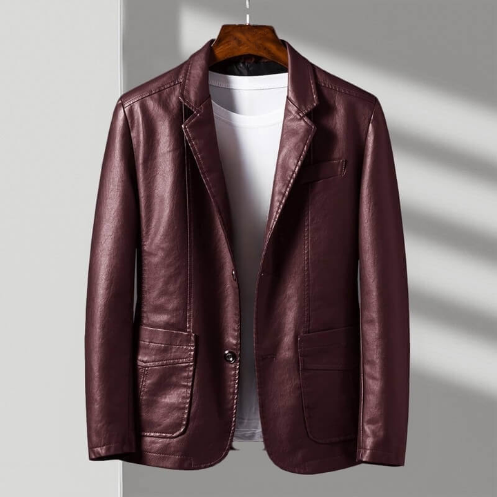 Antonio | Classic Chaqueta de piel de terciopelo