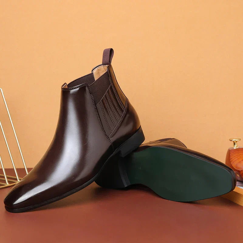 Eric | Elegante bota Chelsea brillante