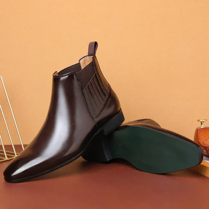 Eric | Elegante bota Chelsea brillante
