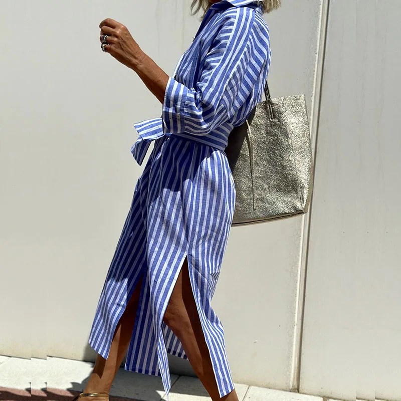 Olene | Camisa de Vestir a Rayas