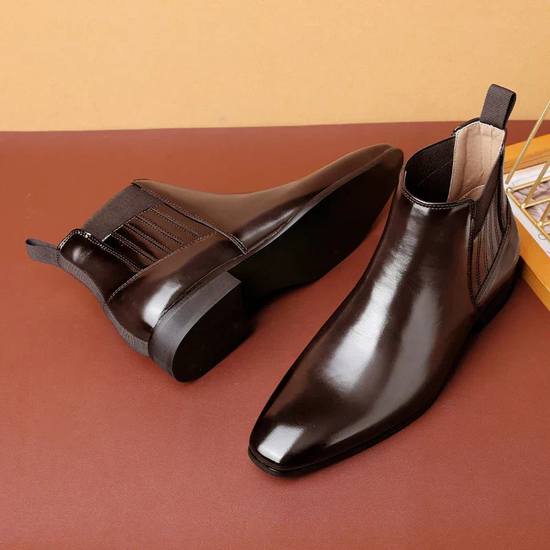 Eric | Elegante bota Chelsea brillante