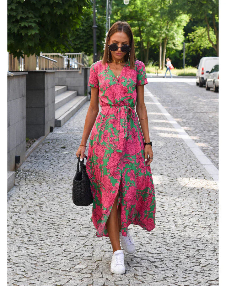Suzanne - Vestido elegante con escote en V