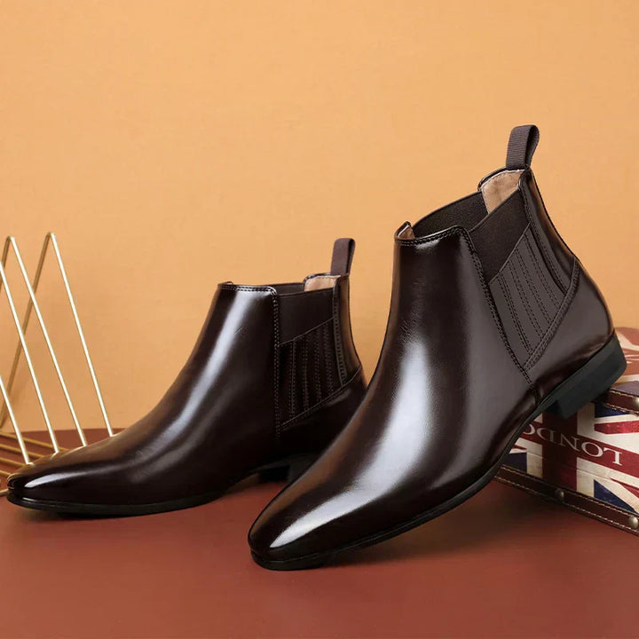 Eric | Elegante bota Chelsea brillante