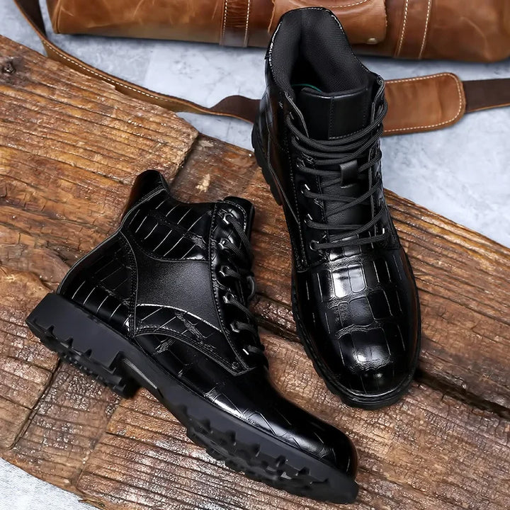 Guy | Botas de piel de cocodrilo