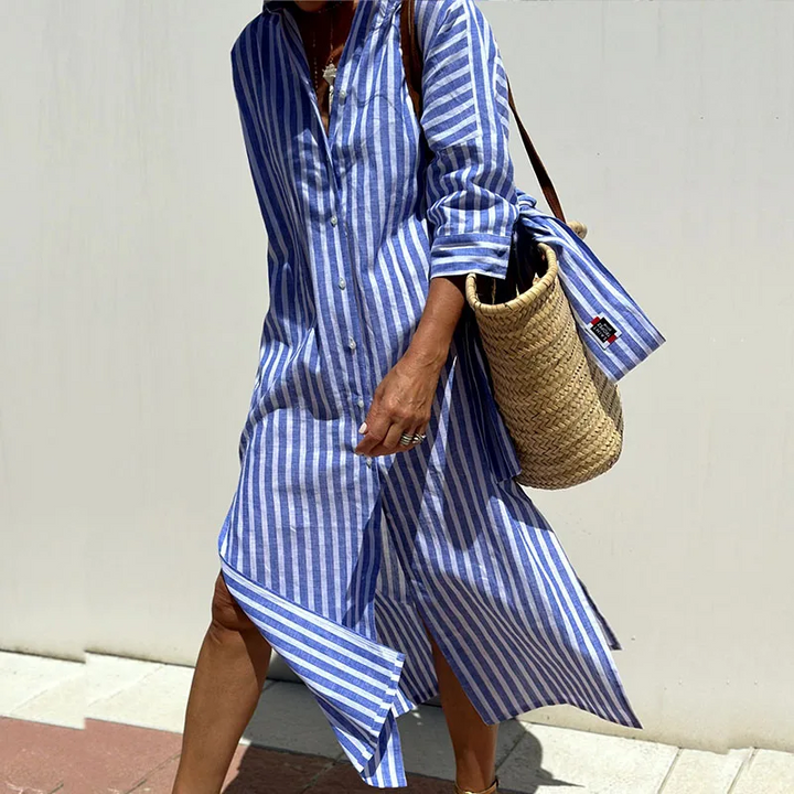 Olene | Camisa de Vestir a Rayas