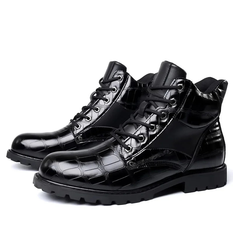 Guy | Botas de piel de cocodrilo