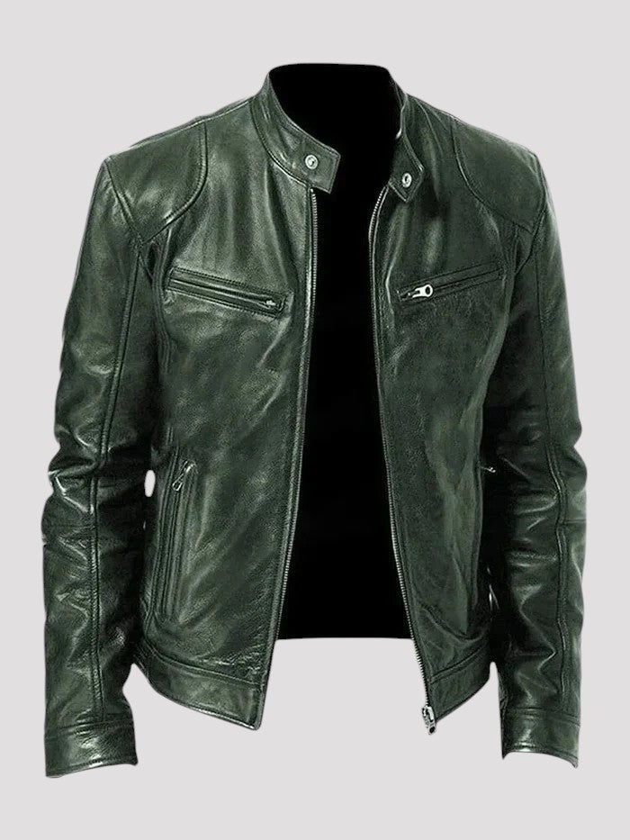 Diego | Chaqueta de cuero casual