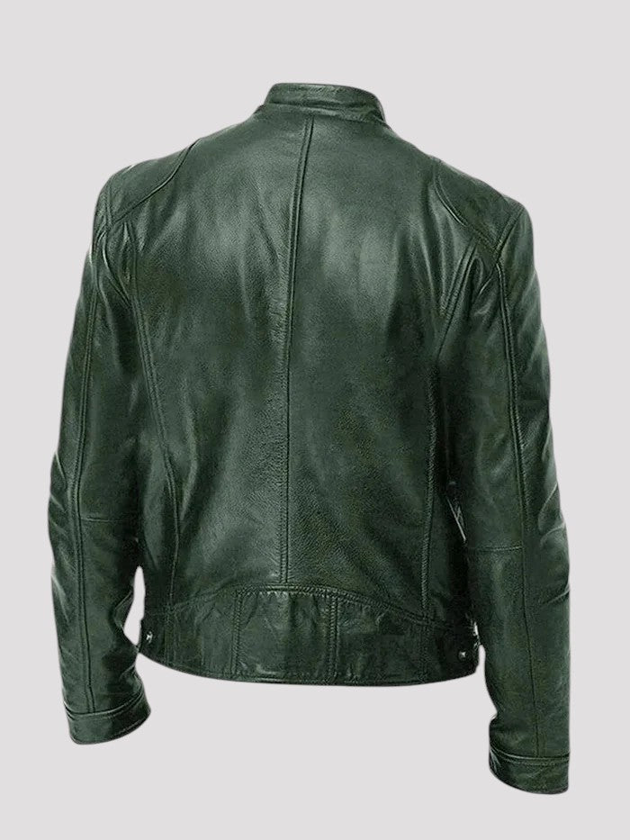 Diego | Chaqueta de cuero casual
