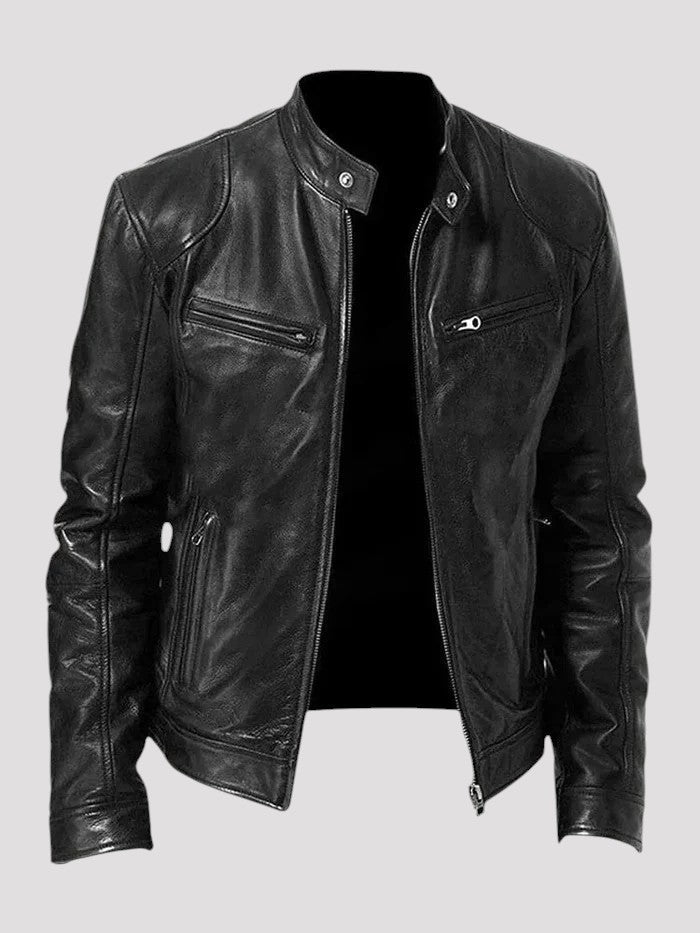 Diego | Chaqueta de cuero casual