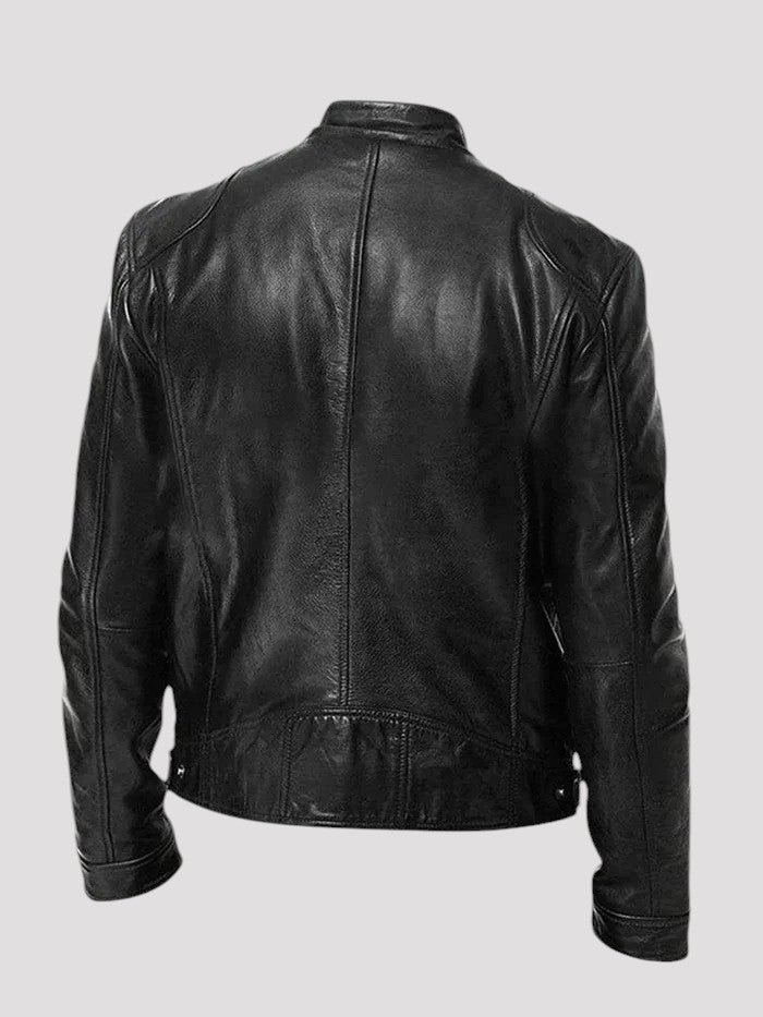 Diego | Chaqueta de cuero casual