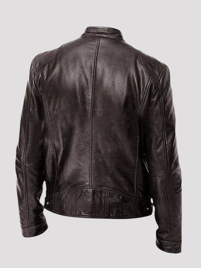 Diego | Chaqueta de cuero casual