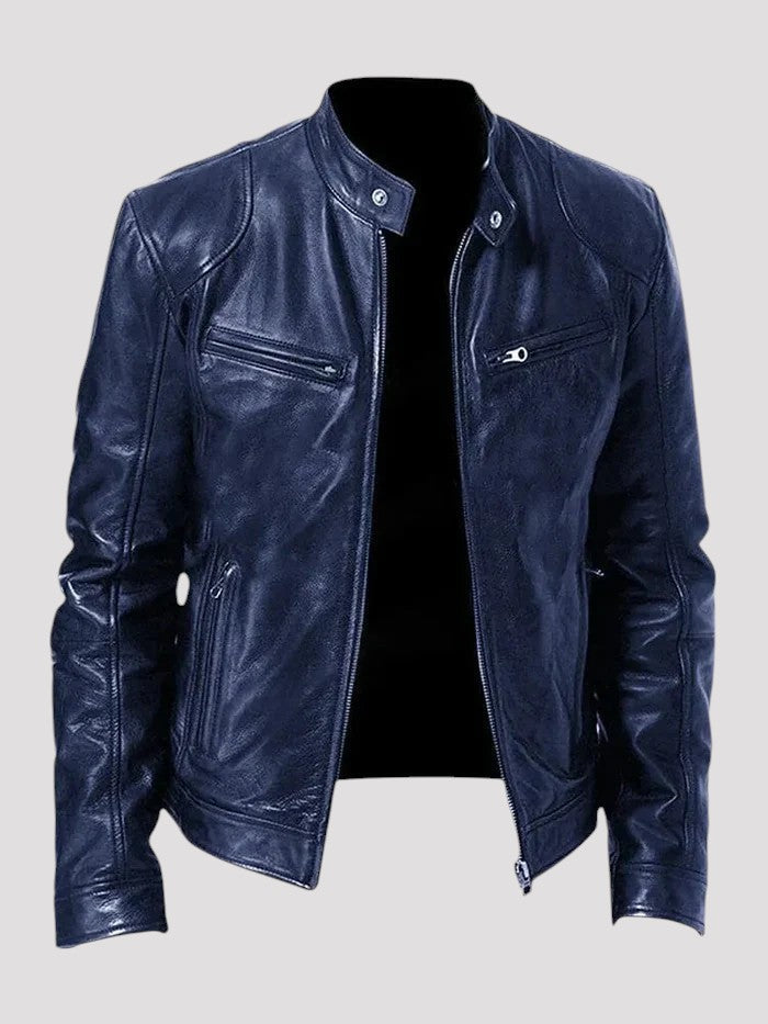Diego | Chaqueta de cuero casual