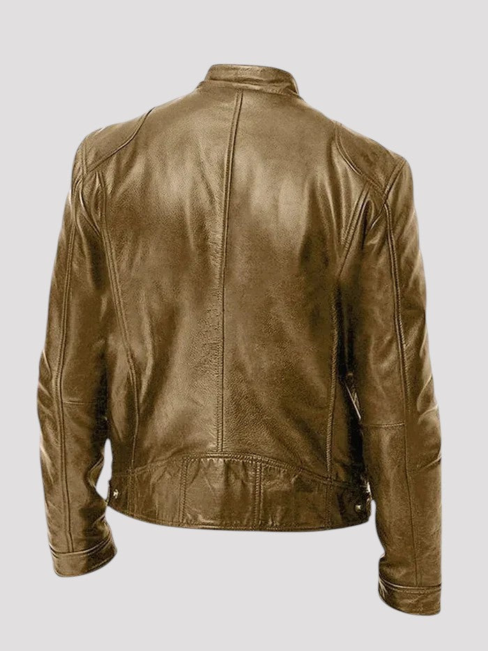 Diego | Chaqueta de cuero casual