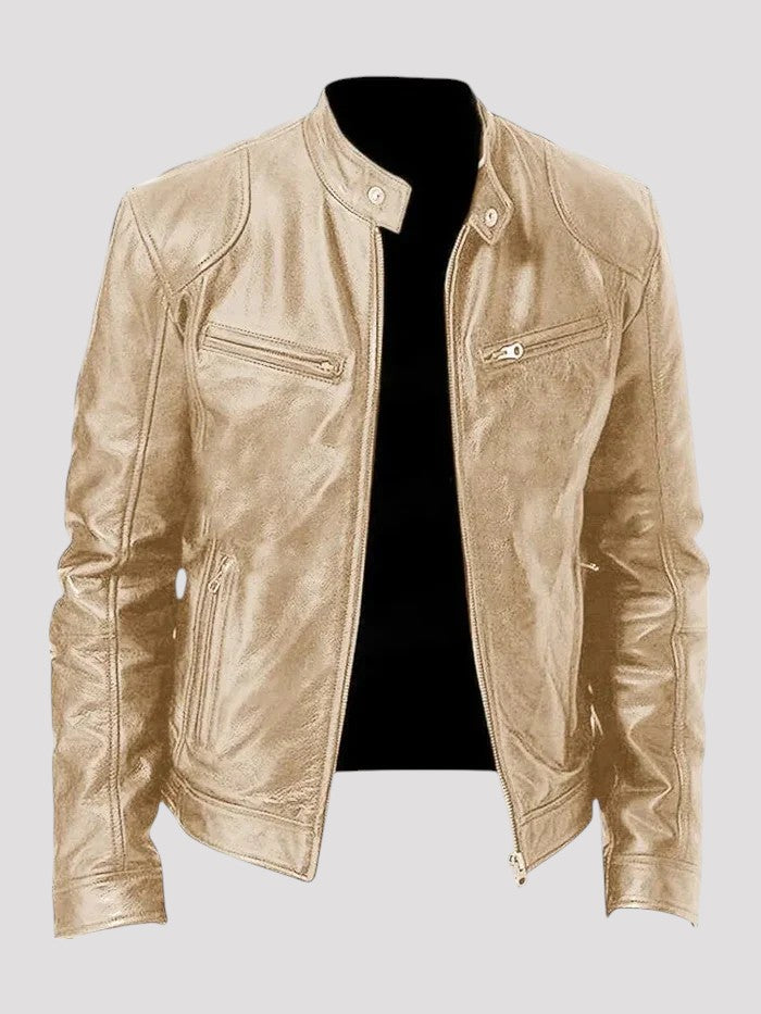Diego | Chaqueta de cuero casual