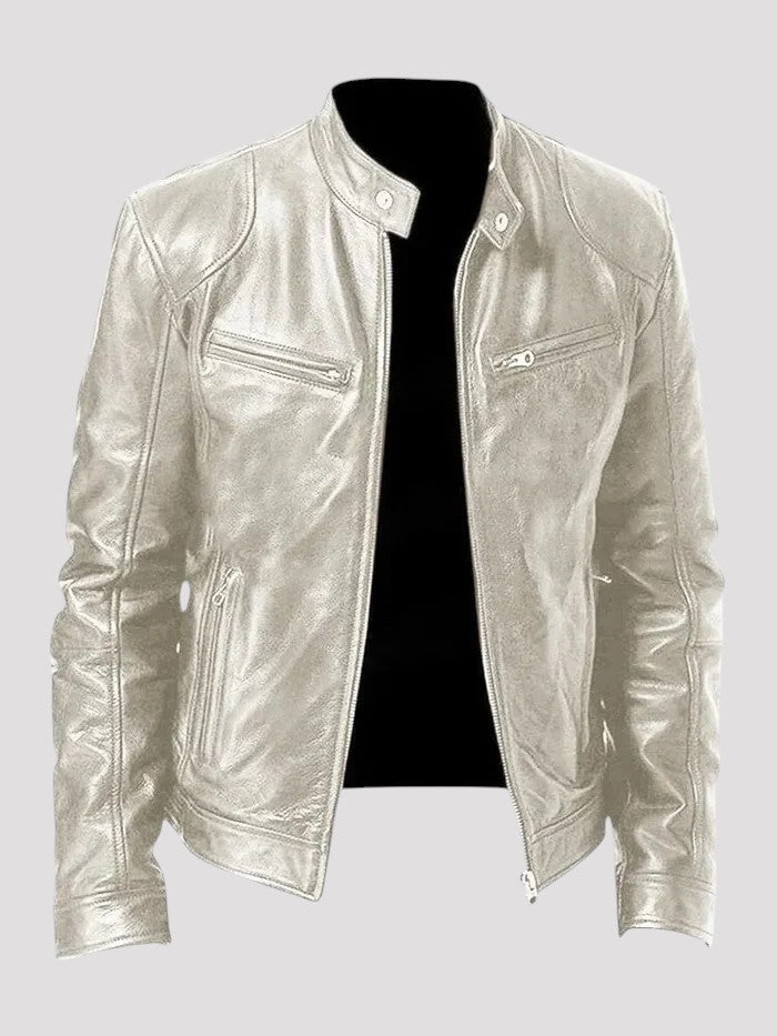 Diego | Chaqueta de cuero casual