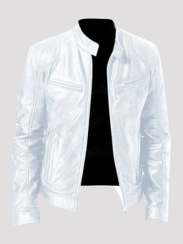 Diego | Chaqueta de cuero casual