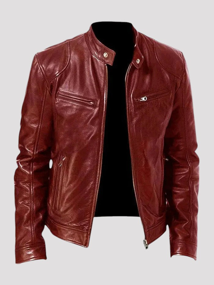 Diego | Chaqueta de cuero casual