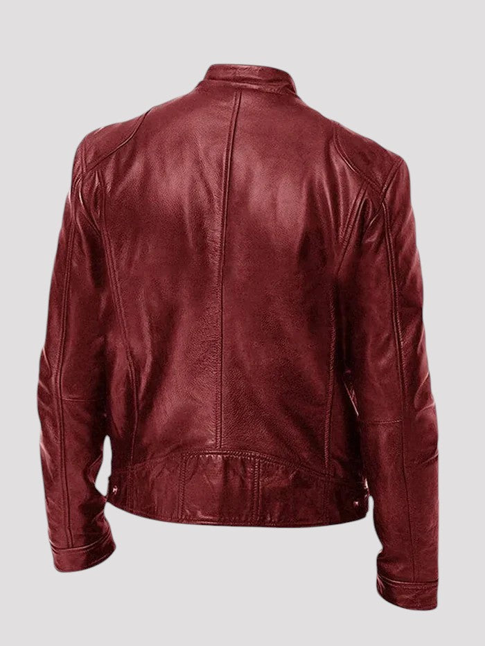 Diego | Chaqueta de cuero casual
