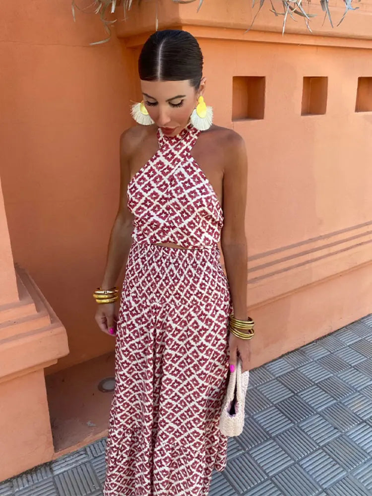 Mickay | Vestido midi elegante fruncido con hombros descubiertos