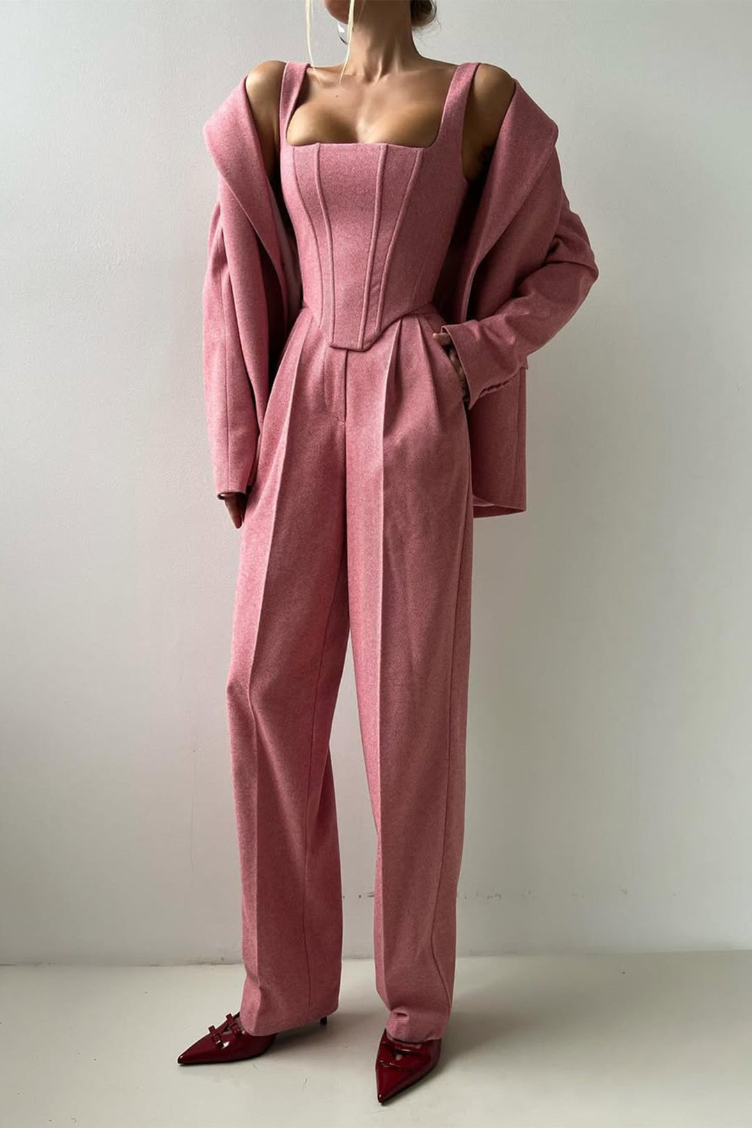 Dolce | Traje Sofisticado de Tres Piezas Entallado