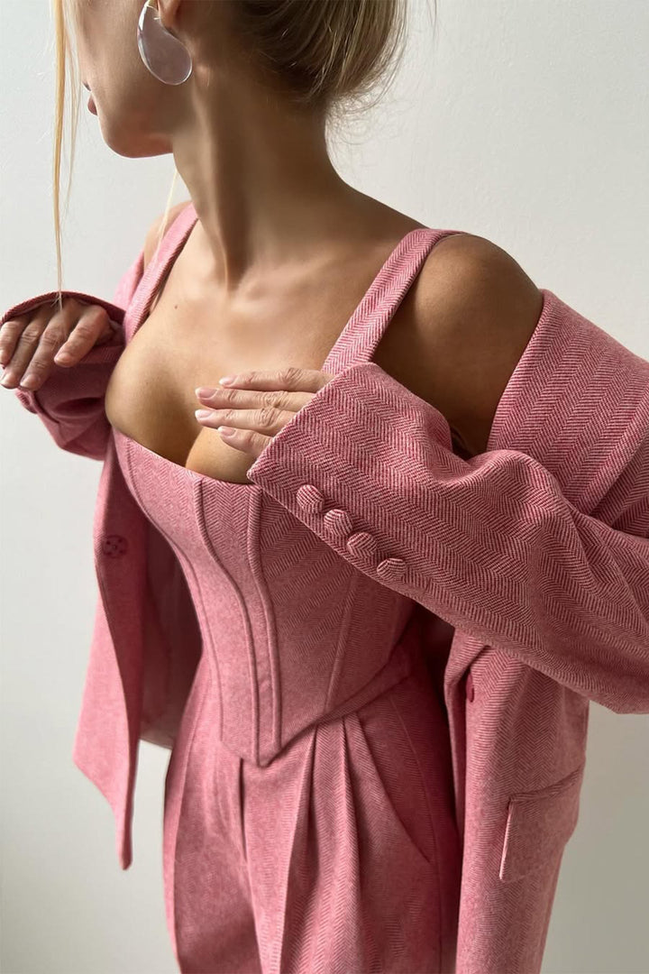 Dolce | Traje Sofisticado de Tres Piezas Entallado
