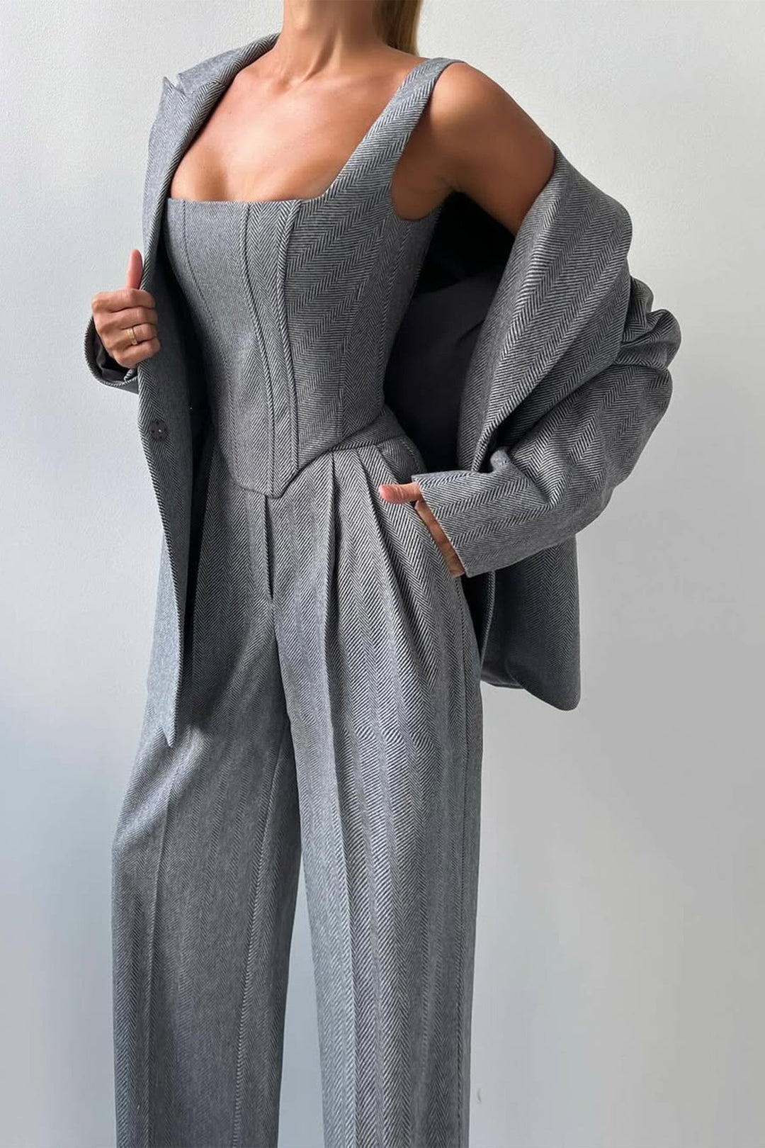 Dolce | Traje Sofisticado de Tres Piezas Entallado