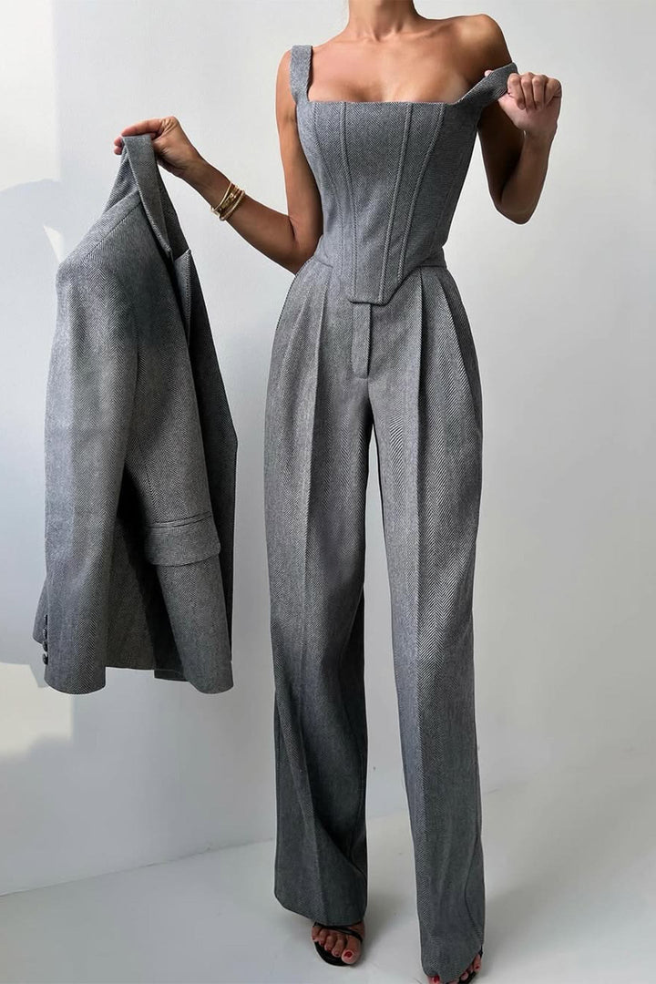 Dolce | Traje Sofisticado de Tres Piezas Entallado