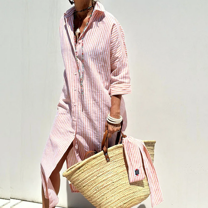 Olene | Camisa de Vestir a Rayas