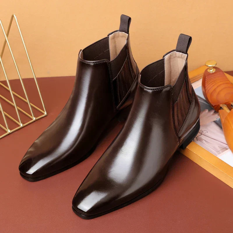 Eric | Elegante bota Chelsea brillante