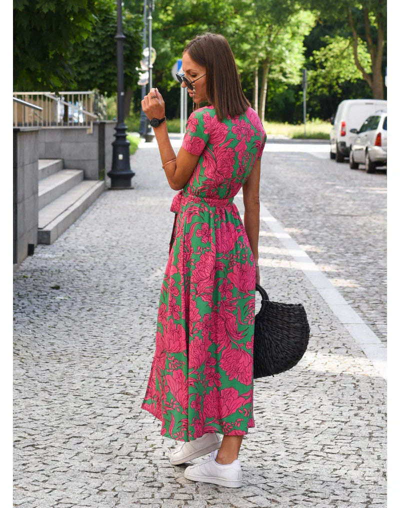 Suzanne - Vestido elegante con escote en V