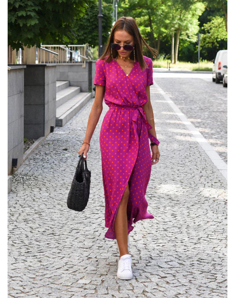 Suzanne - Vestido elegante con escote en V