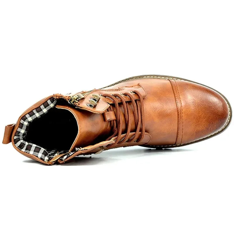 Antonio | Botas de cordones de cuero