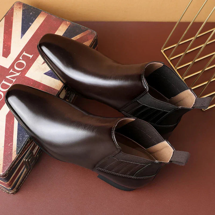 Eric | Elegante bota Chelsea brillante