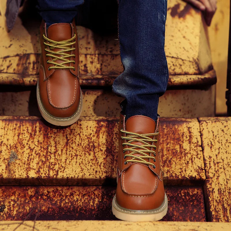 Marc | Botas de invierno de cuero