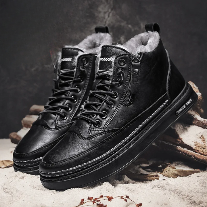 Miguel | Botas de invierno de cuero para hombres