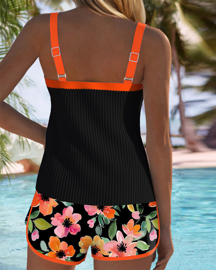 Laluna® | Conjunto de Tankini Elegante de Dos Piezas