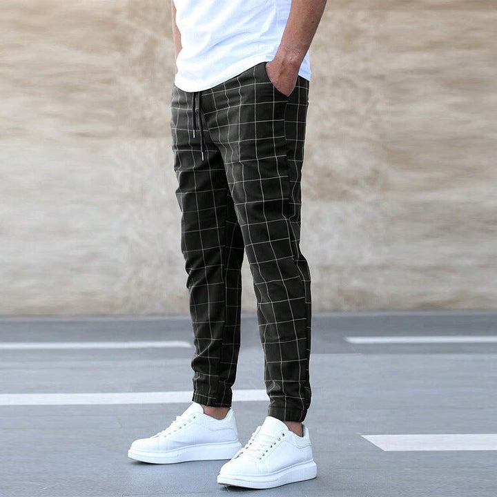 Adriel | Pantalón jogger a cuadros para hombre