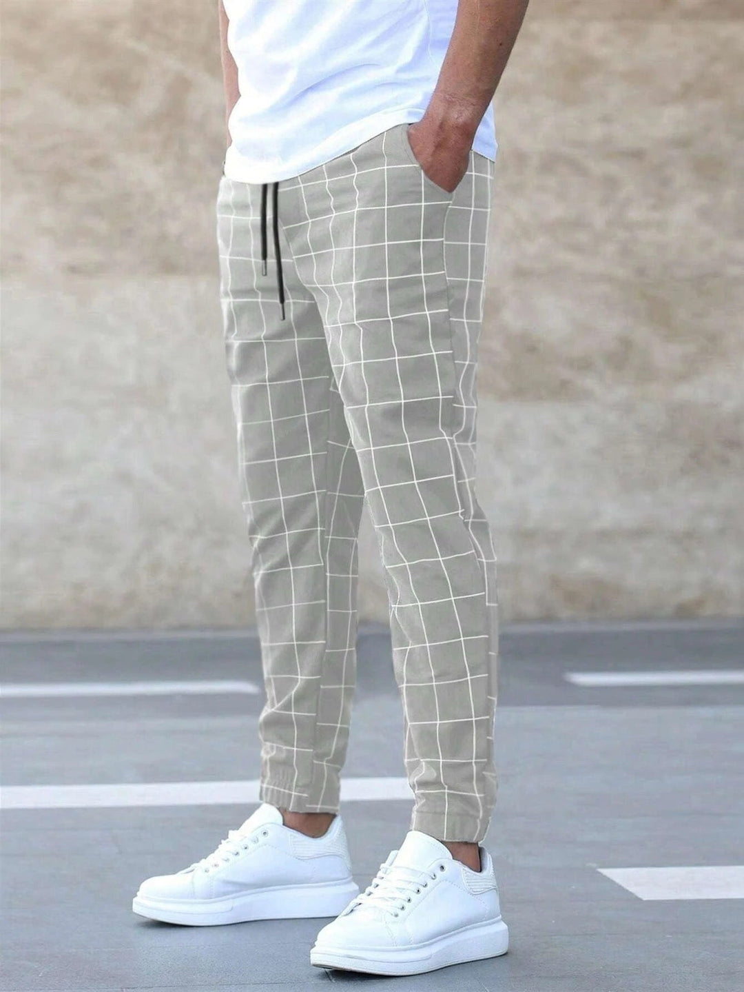 Adriel | Pantalón jogger a cuadros para hombre