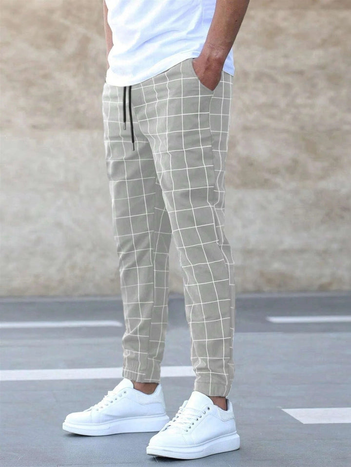 Adriel | Pantalón jogger a cuadros para hombre