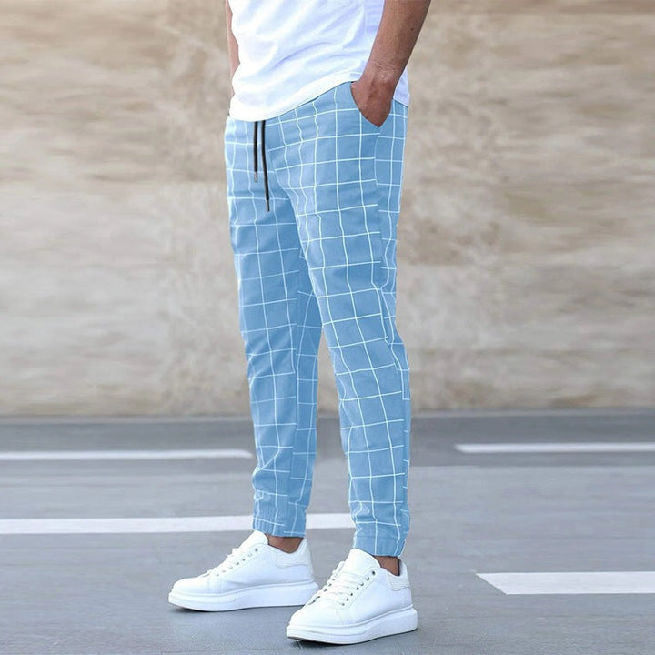 Adriel | Pantalón jogger a cuadros para hombre