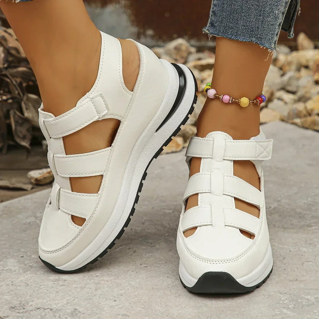 Valeria | Sandalias deportivas con plataforma y tiras cruzadas
