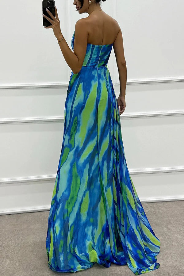 Agnetha | Vestido Maxi Vibrante