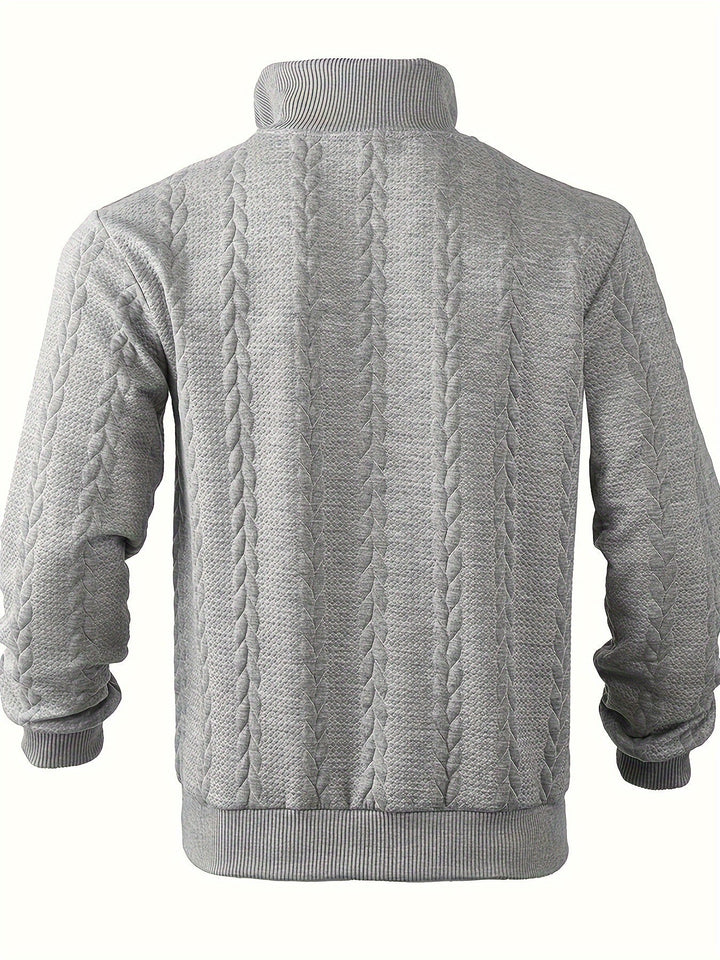 Arsenio | Suéter vintage para hombres con cremallera