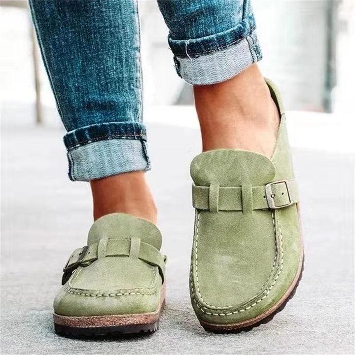 Evi | Zapatillas ortopédicas de madera elegantes