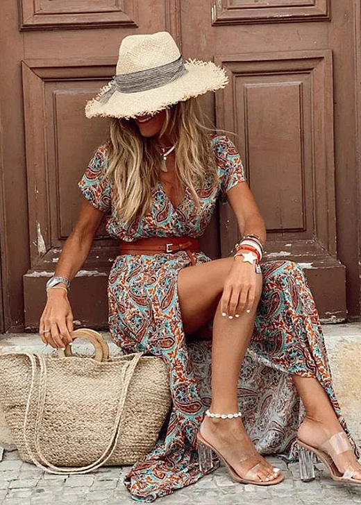 Tahlee | Vestido Largo Bohemio y Elegante