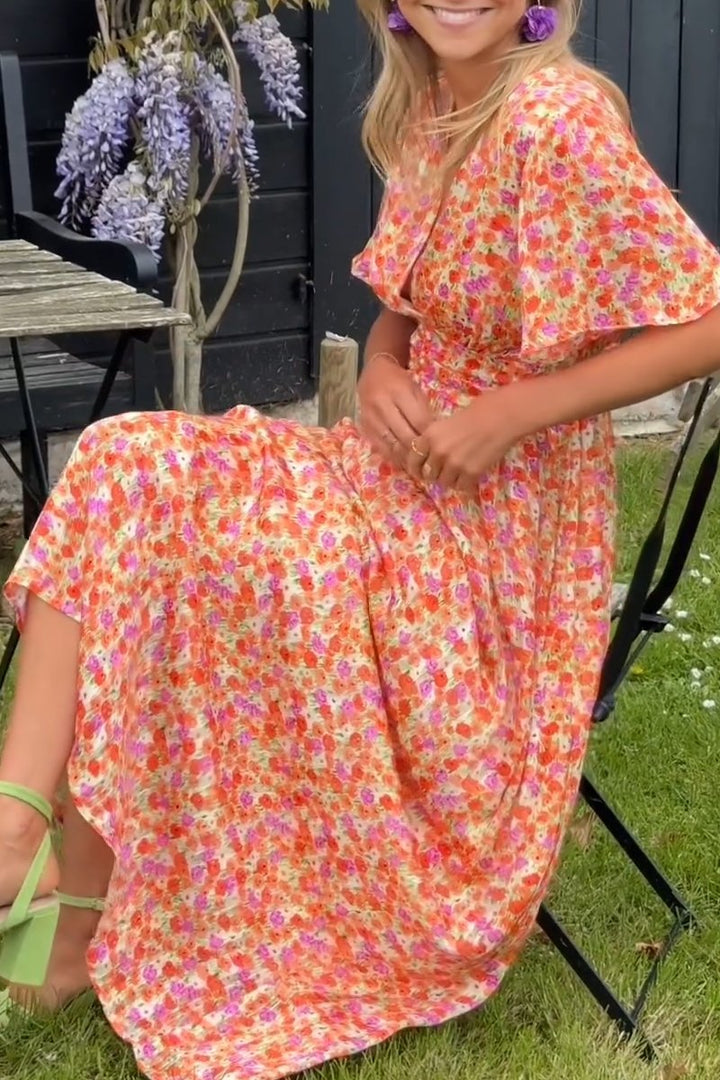 Pauline - Vestido Largo con Estampado Floral