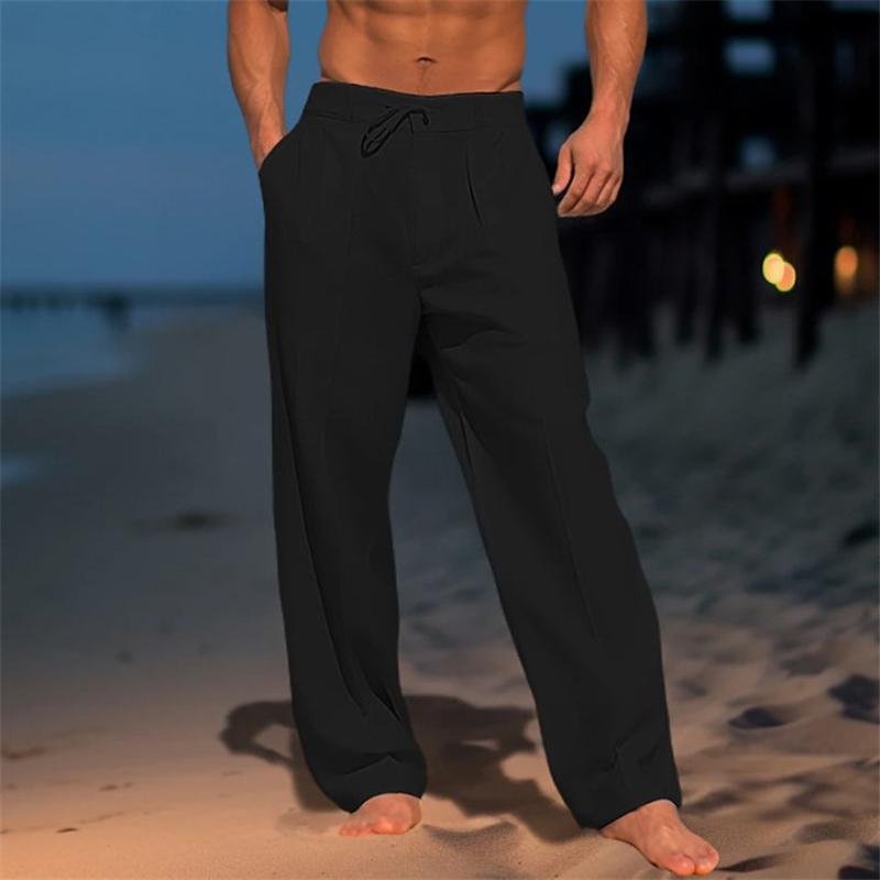Andrei - Pantalones de Lino Sencillos