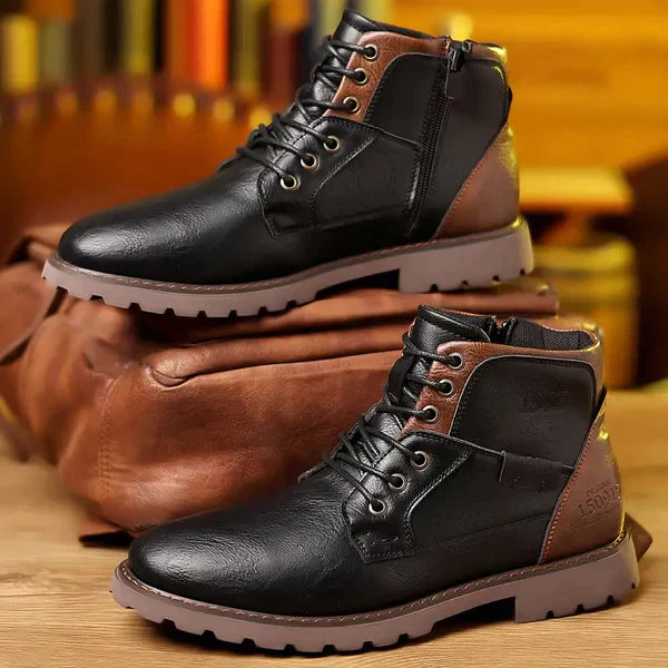 Marcel | Botas de cordones de cuero premium